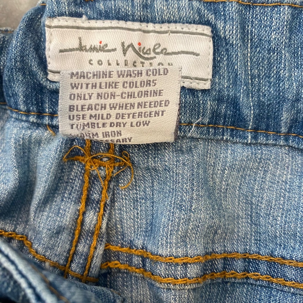 Jamie‎ Nicola Collection Women's Jeans Size 16 Light Wash Embroidered Artsy - Picture 9 of 9